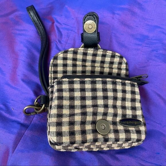 4 for $20 Little tiny sweet as can be plaid check Longaberger wristlet  keychain - Picture 5 of 6